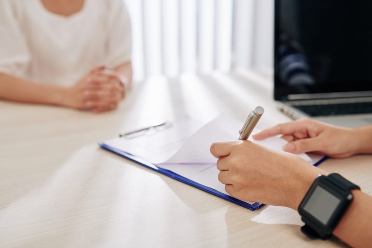 Job interview concept